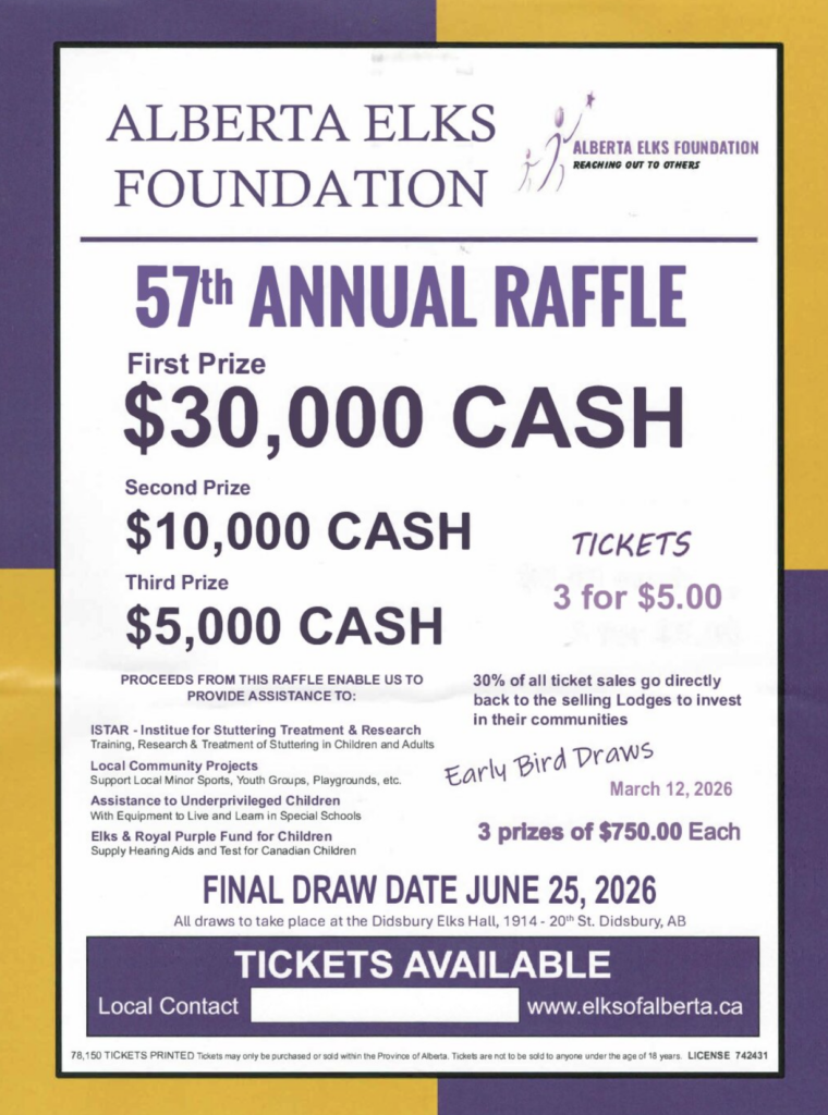 Alberta 57th-Raffle-Poster