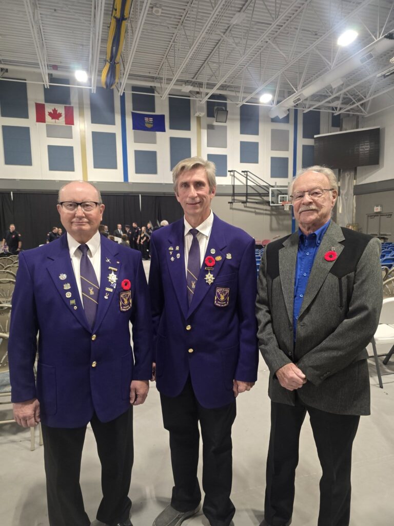 Alberta Royal Elks Members in Uniform